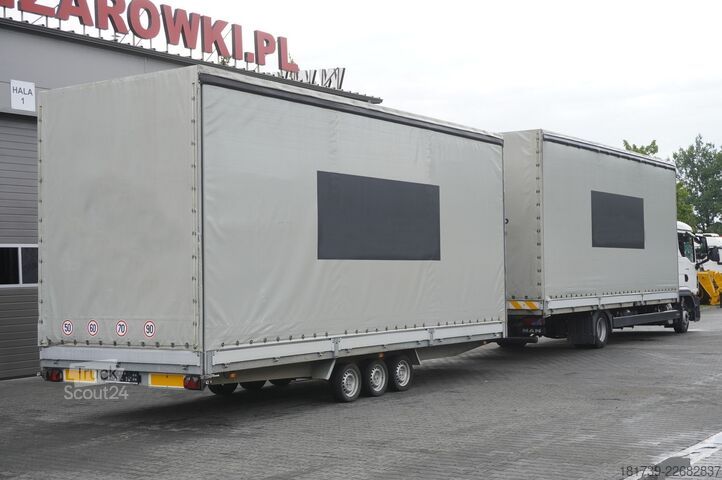 Σετ καλύμματος τέντας man TGL 8.190 4×2 sleeper / 80 tho. km!!! /