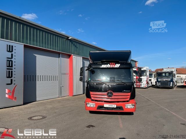 Camião de caixa fechada MERCEDES-BENZ Atego 1018*Koffer*Rolltor*Rolltor seitlich*Klima