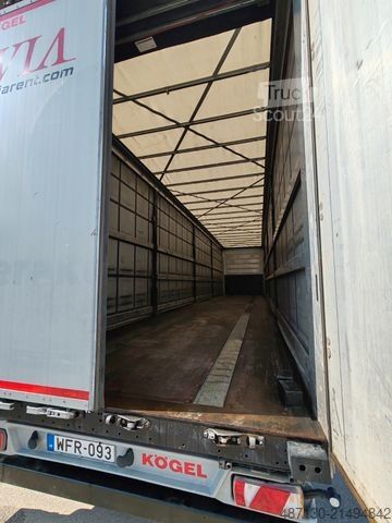 Atvira puspriekabė su tentu KÖGEL S24-1 mega