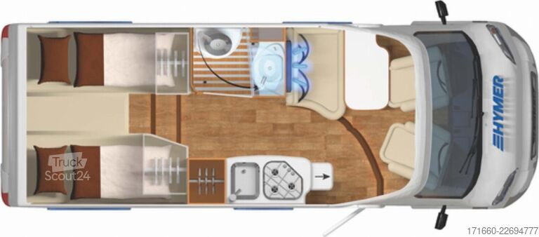 Autocaravana semi-integrada HYMER/ERIBA Exsis-t 474