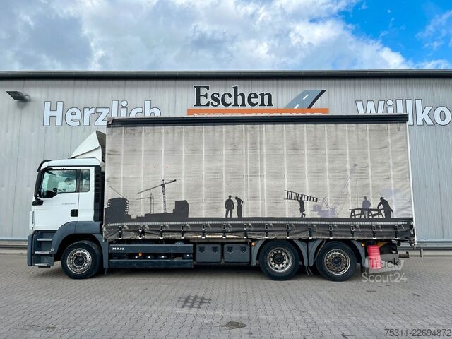 LKW mit Pritsche & Plane MAN TGS 26.400 LL*Lift/Lenk*Stapler*Pritsche*Plane