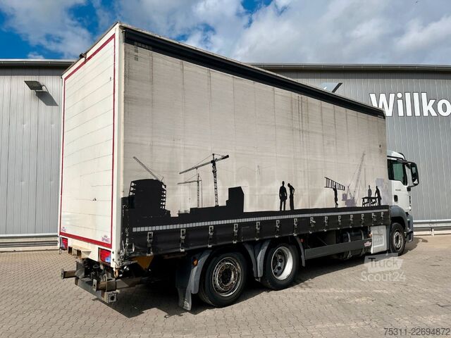 LKW mit Pritsche & Plane MAN TGS 26.400 LL*Lift/Lenk*Stapler*Pritsche*Plane