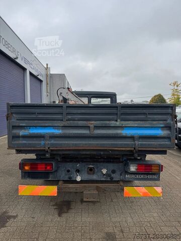 Самосвал с краном Mercedes-Benz 709D **709D-TIPPER+CRANE-BELGIAN TRUCK**
