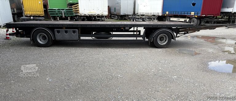 Príves s otvorenou plošinou WEB Trailer Plattformanhänger 7950 mm STROH