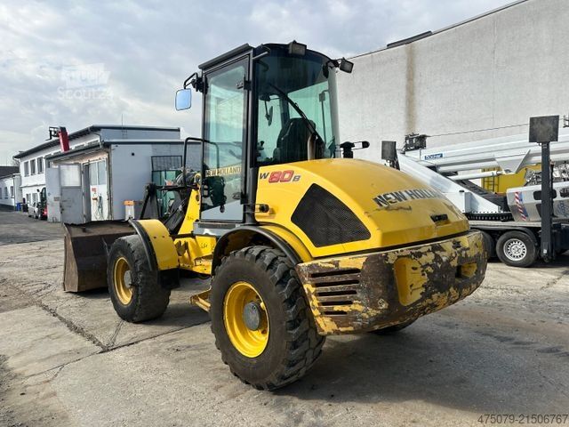 Radlader NEW HOLLAND W 80 B / Gabel + Schaufel
