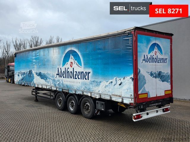 Open semitrailer with tarp SCHWARZMÜLLER S1 / Liftachse / 5.750 kg Leergewicht