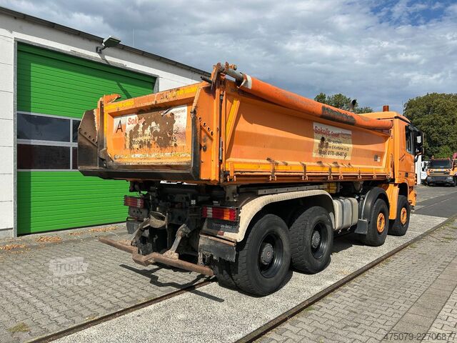 Třístranný sklápěč MERCEDES-BENZ Actros 4151 V8 8x4 / Bordmatik / Retarder