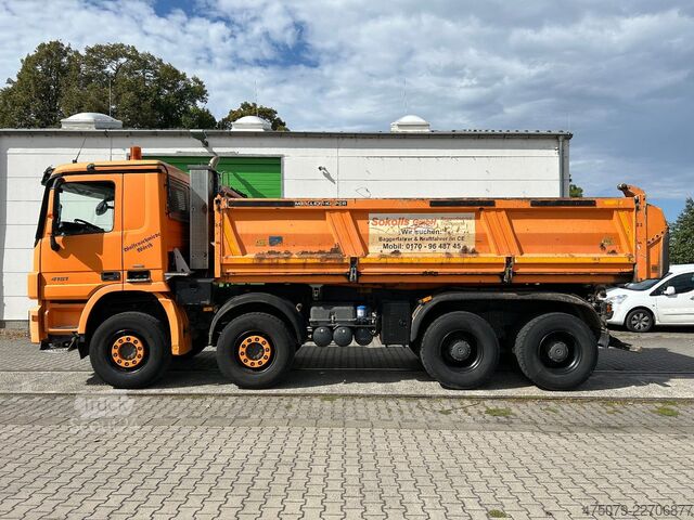 Třístranný sklápěč MERCEDES-BENZ Actros 4151 V8 8x4 / Bordmatik / Retarder