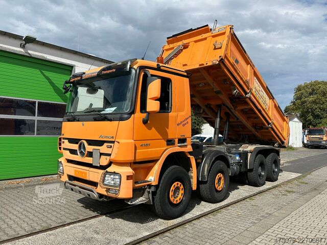 Třístranný sklápěč MERCEDES-BENZ Actros 4151 V8 8x4 / Bordmatik / Retarder