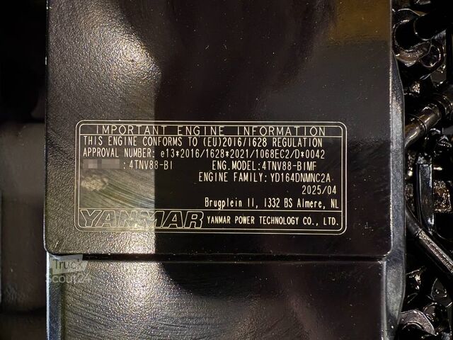 Агрегат Yanmar 4TNV88-22G - 22 kVA - Stage V Genset - DPX-19907-O