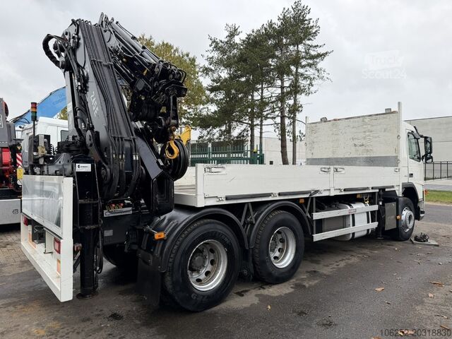 منصة التحميل Volvo FM 300 6x4 + (25.8m!) PRITSCHE + KRAN HIAB 245 ...