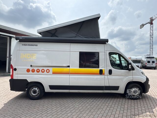 Husbil Fiat Ducato Weinsberg Carabus 2023 | Manuale | Tetto a soffietto