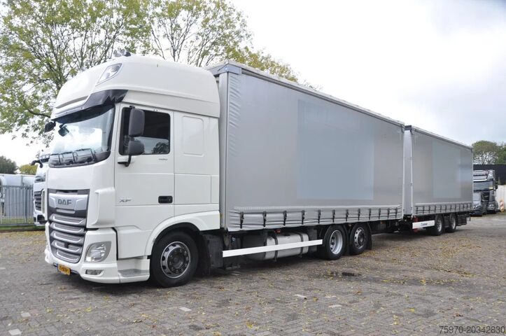 Glidende presenning DAF XF 480 SSC 6X2 RETARDER + KRONE 2018 VOLUME COMBI