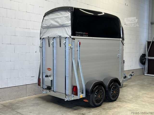 Remorque de transport de chevaux Böckmann Champion Uno Esprit silv+bl SK Pferdeanhänger