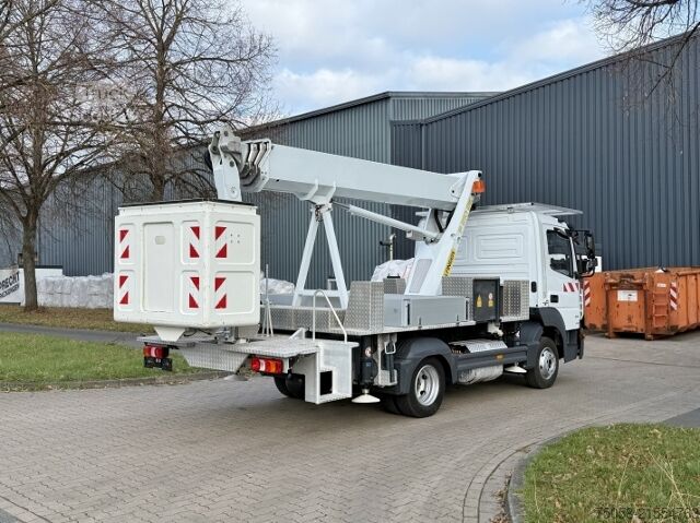 Hubarbeitsbühne Mercedes-Benz ATEGO 818 - 42 TKm - 1. Hand - P 210 BK