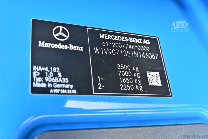 Фургон с брезентова завеса Mercedes-Benz Sprinter 316 CDI  Lkw + Anhänger Unsinn FG35