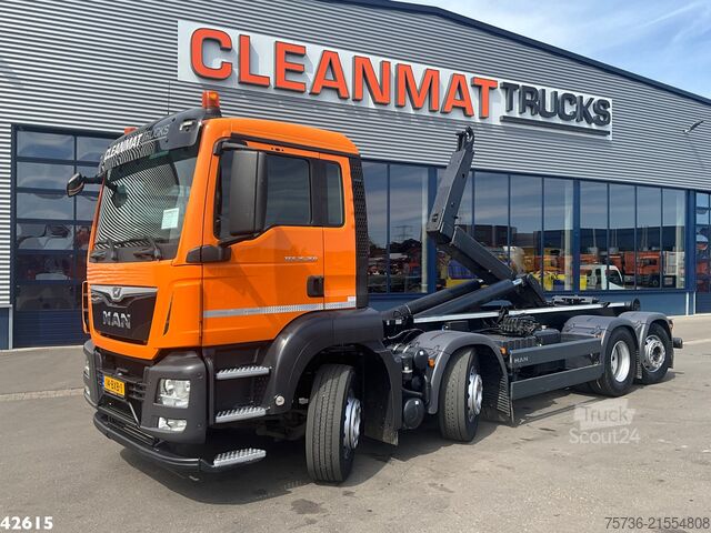 Système de bras à crochet Man TGS 35.360 8x2 Euro 6 VDL 30 Ton haakarmsysteem