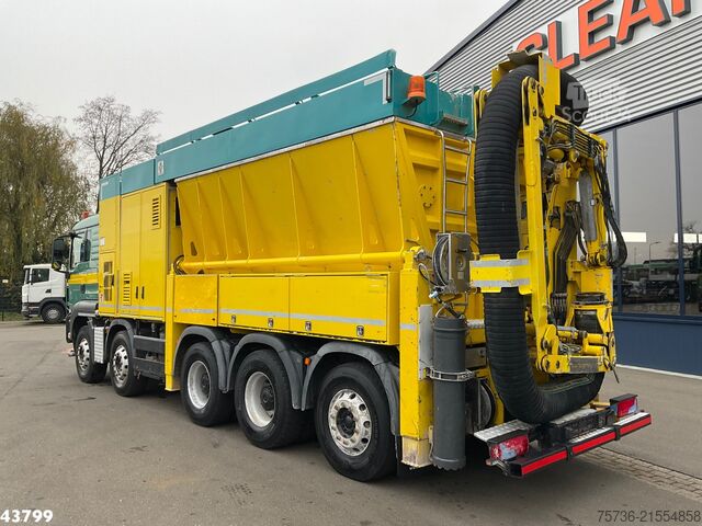 Véhicule aspirant Man TGS 35.480 10x4 RSP Tridem Saugbagger 10m³