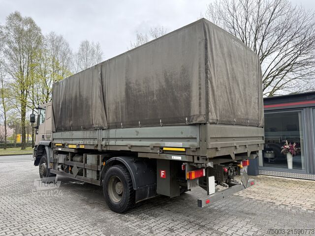 Flatbed truck with tarp Iveco EuroTrakker 190E35W 4X4 Ex Armee
