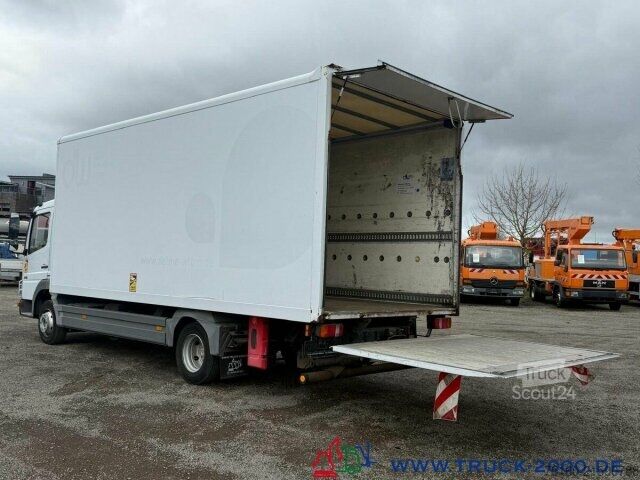 Φορτηγό ανατρεπόμενο βαν Mercedes-Benz Atego 816 Spie Koffer 6m Ladebordwand 3 Sitzer