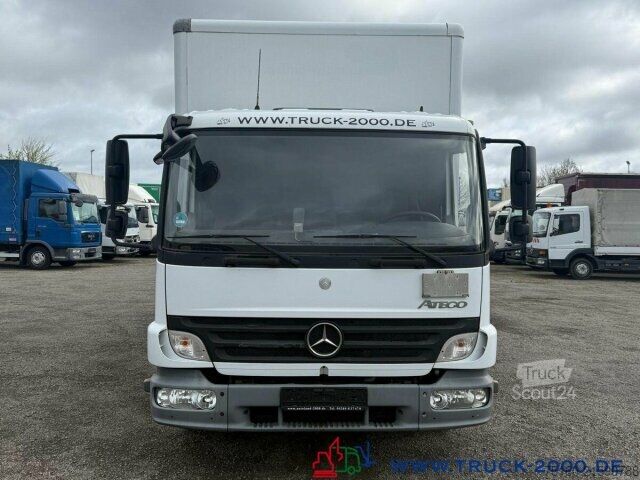 Φορτηγό ανατρεπόμενο βαν Mercedes-Benz Atego 816 Spie Koffer 6m Ladebordwand 3 Sitzer