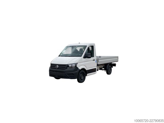 Platformas kravas automašīna ar piekabes āķi, kondicionieri, sēdekļu apsildi un APP Connect VW Crafter Pritsche