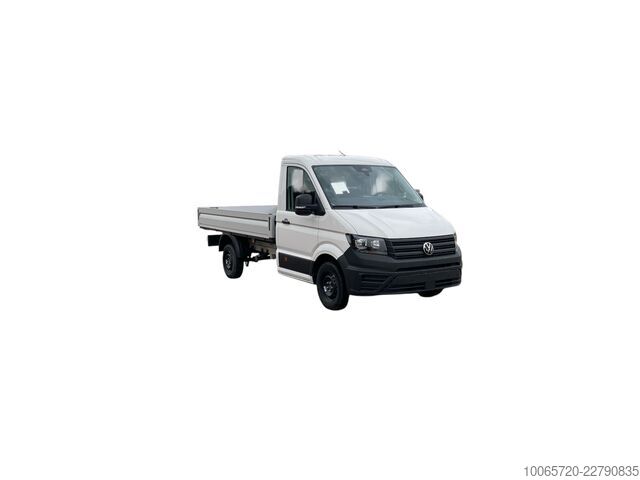 Platformas kravas automašīna ar piekabes āķi, kondicionieri, sēdekļu apsildi un APP Connect VW Crafter Pritsche