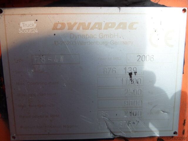 Paver Dynapac F 8-4W