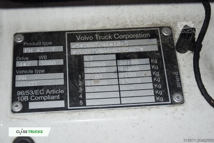 štandardná traktorová jednotka VOLVO FH 460 Globetrotter XL i-Save