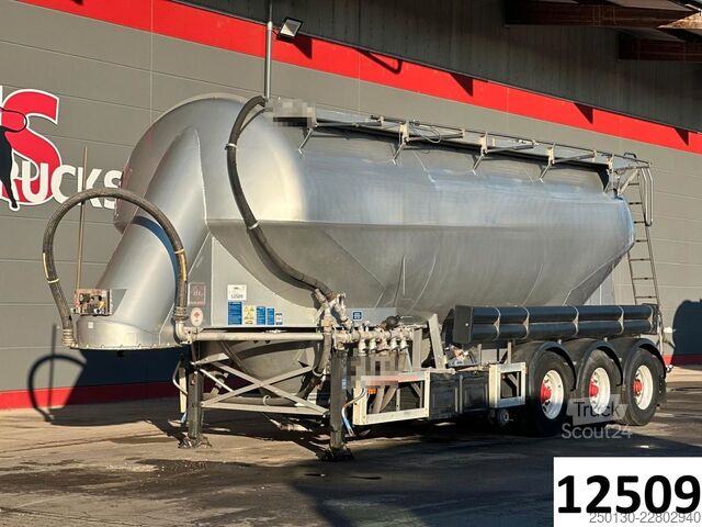Silo semitrailer FELDBINDER EUT 39.3 39m³ 2 Euter  NLA 3x Vorhanden