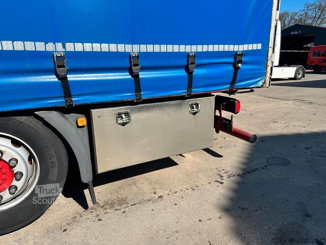 Вантажівка з платформою і тентом MAN TGX 26.440 6x2 BL Plane & Retarder /EDSCHA