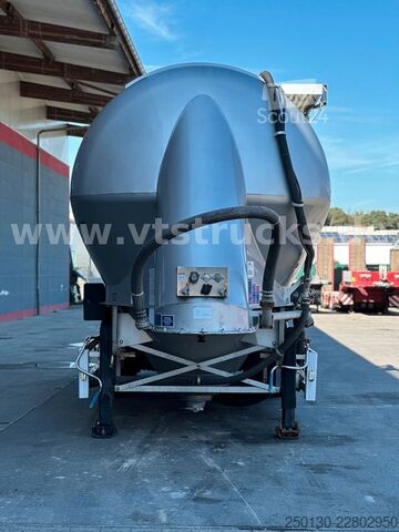 Siloauflieger FELDBINDER EUT 40.3 40m³, 2 Euter, Nachlauf-Lenkachse,