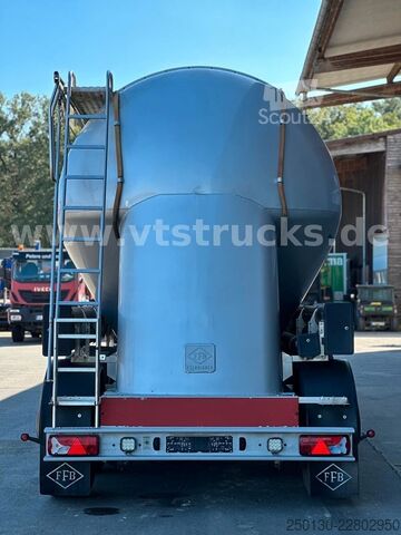 Siloauflieger FELDBINDER EUT 40.3 40m³, 2 Euter, Nachlauf-Lenkachse,