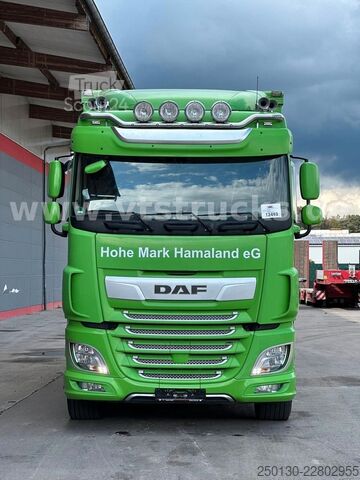 Kreaturvogn DAF XF 480 LL 6x2 3.Stock Menke Viehwagen m. Hubdach