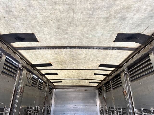 Kreaturvogn DAF XF 480 LL 6x2 3.Stock Menke Viehwagen m. Hubdach