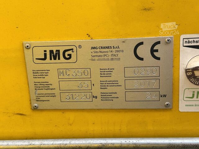 Кули кран JMG MC 350 Elektro Pick & Carry-Kran