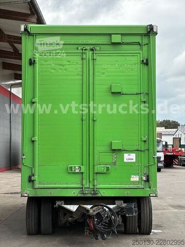 Ремарке за превоз на коне MENKE-JANZEN 3.Stock & Aggregat/Hubdach/BPW/54m²