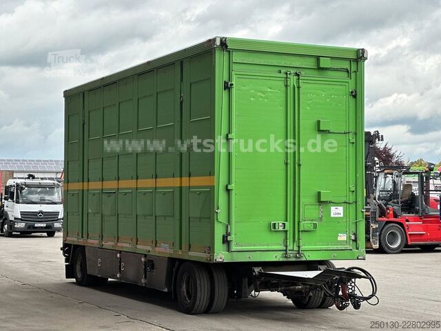 Ремарке за превоз на коне MENKE-JANZEN 3.Stock & Aggregat/Hubdach/BPW/54m²