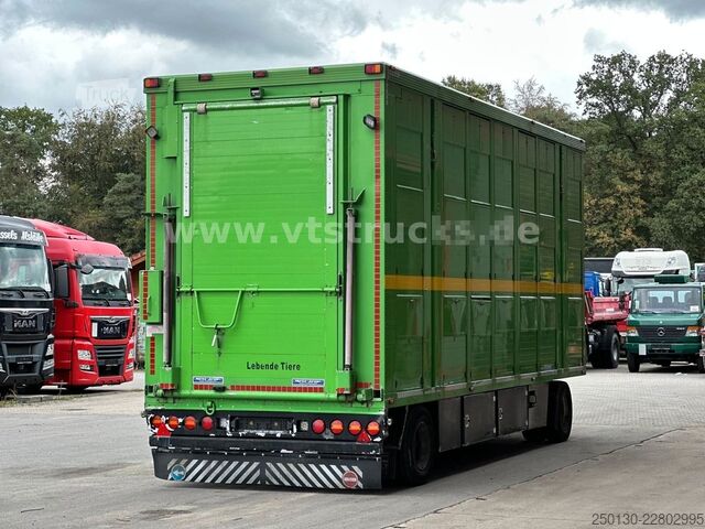Ремарке за превоз на коне MENKE-JANZEN 3.Stock & Aggregat/Hubdach/BPW/54m²
