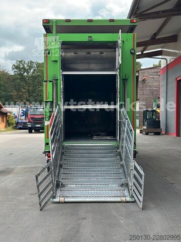 Ремарке за превоз на коне MENKE-JANZEN 3.Stock & Aggregat/Hubdach/BPW/54m²