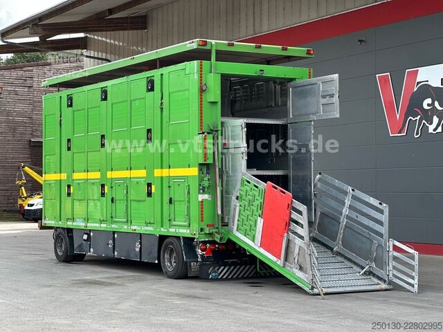 Ремарке за превоз на коне MENKE-JANZEN 3.Stock & Aggregat/Hubdach/BPW/54m²