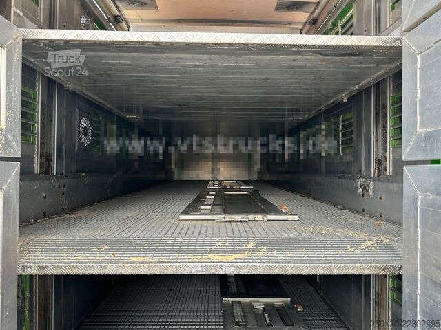 Ремарке за превоз на коне MENKE-JANZEN 3.Stock & Aggregat/Hubdach/BPW/54m²