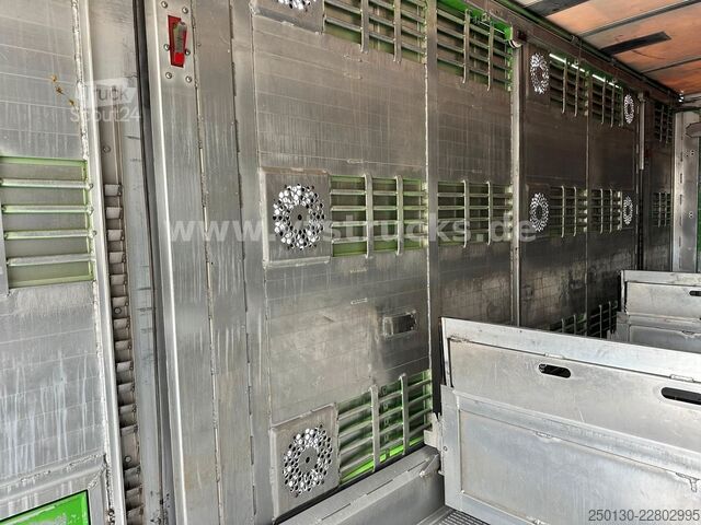 Ремарке за превоз на коне MENKE-JANZEN 3.Stock & Aggregat/Hubdach/BPW/54m²