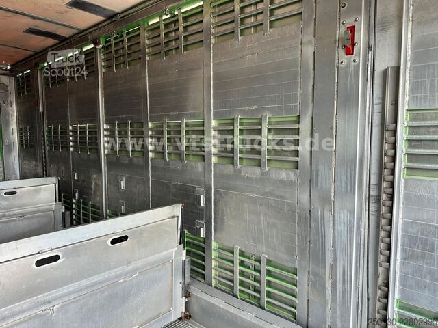 Ремарке за превоз на коне MENKE-JANZEN 3.Stock & Aggregat/Hubdach/BPW/54m²