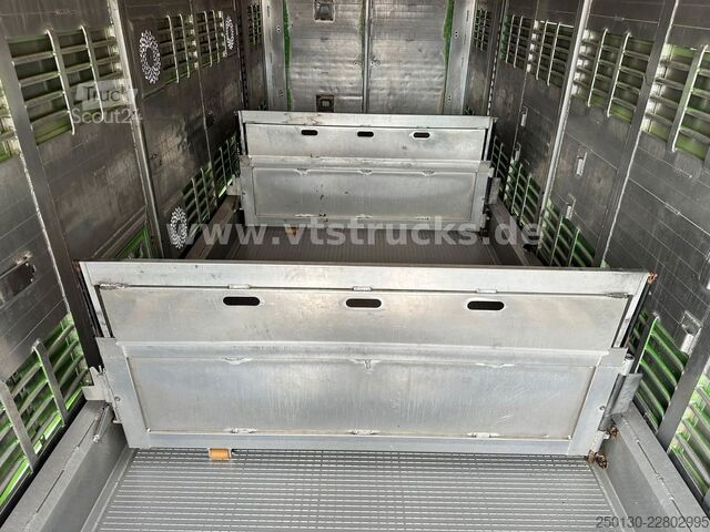 Ремарке за превоз на коне MENKE-JANZEN 3.Stock & Aggregat/Hubdach/BPW/54m²