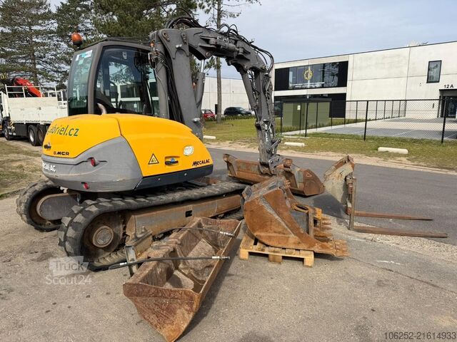 Mini-escavadora Mecalac 8 M CR -7.6T - 6447 H - FULL HYDR + MANY EXTRA ...