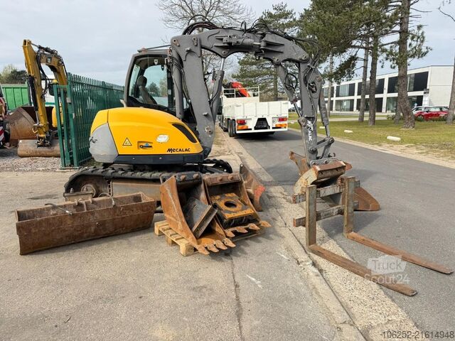 Carregadora de lagartas Mecalac 8 M CR -7.6T - 6447 H - FULL HYDR + MANY EXTRA ...