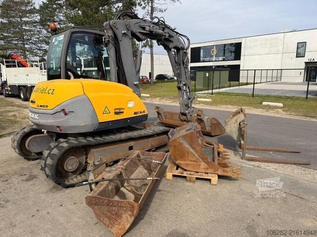 Carregadora de lagartas Mecalac 8 M CR -7.6T - 6447 H - FULL HYDR + MANY EXTRA ...
