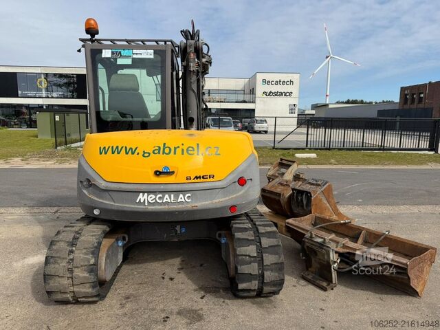 Carregadora de lagartas Mecalac 8 M CR -7.6T - 6447 H - FULL HYDR + MANY EXTRA ...