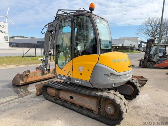 Carregadora de lagartas Mecalac 8 M CR -7.6T - 6447 H - FULL HYDR + MANY EXTRA ...